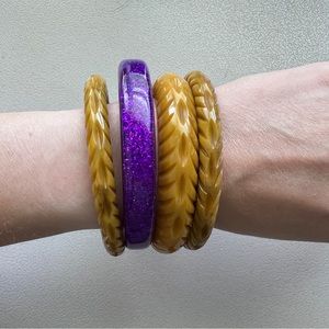 Splendette Banoffee with glitter bangle set